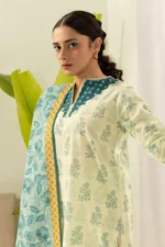 Zellbury Printed Lawn 3 Piece in Off White Color WUS26X30553