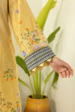 Zellbury Printed Lawn 3 Piece in Yellow Color WUS26X30606