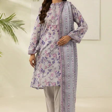 Zellbury Printed Lawn 3 Piece in Lilac Color WUS26X30676