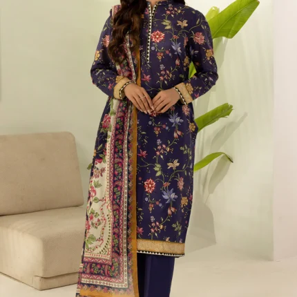 Zellbury Printed Lawn 3 Piece Purple Color WUS26X30760