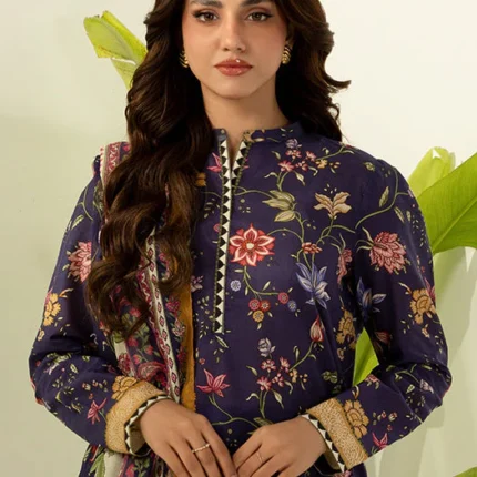 Zellbury Printed Lawn 3 Piece Purple Color WUS26X30760