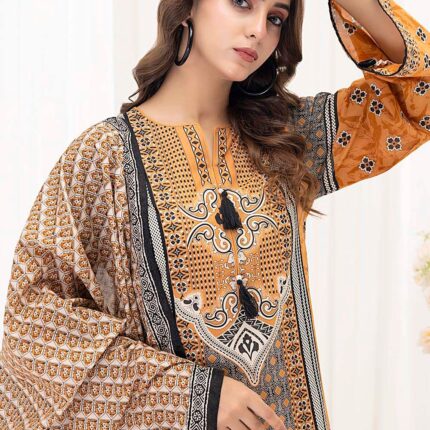 Gul Ahmed Printed Lawn 3 Piece CLP-52048