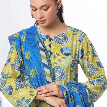 Gul Ahmed Printed Lawn 3 Piece CLP-52080 Unstitched