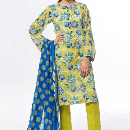 Gul Ahmed Printed Lawn 3 Piece CLP-52080 Unstitched