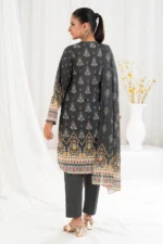 Gul Ahmed Printed Lawn 3 Piece in Grey Color CLP-52194 Unstitched