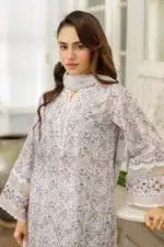 Zellbury Chikankari Embroidered Cotton 3 Piece WUC25E34030