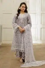 Zellbury Chikankari Embroidered Cotton 3 Piece WUC25E34030