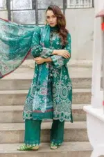 Zellbury Chikankari Embroidered Cotton 3 Piece WUC25E34034