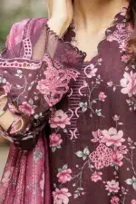 Zellbury Chikankari Embroidered Cotton 3 Piece WUC25E34042