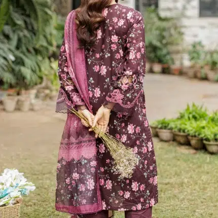 Zellbury Chikankari Embroidered Cotton 3 Piece WUC25E34042