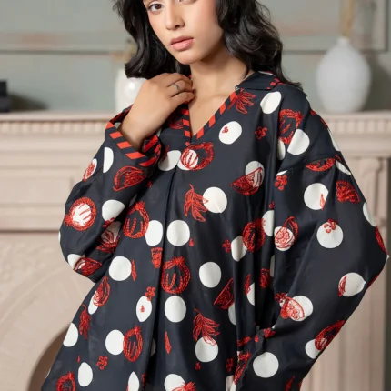 Zellbury Embroidered Lawn Shirt Shalwar in Black Color WUS26E20531