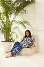 Zellbury Embroidered Lawn Shirt Shalwar in Blue Color WUS26E20602