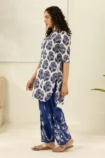 Zellbury Embroidered Lawn Shirt Shalwar in Blue Color WUS26E20602
