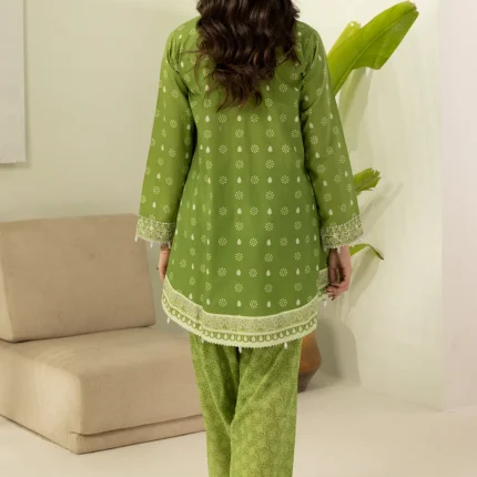 Zellbury Embroidered Lawn Shirt Shalwar in Green Color WUS26E20603
