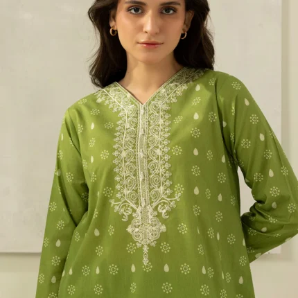 Zellbury Embroidered Lawn Shirt Shalwar in Green Color WUS26E20603