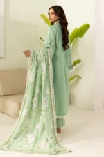 Zellbury Embroidered Lawn 3 Piece in Green Color WUS26E30568