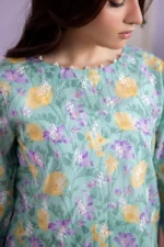 Zellbury Embroidered Lawn 3 Piece in Green Color WUS26E30569