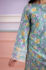 Zellbury Embroidered Lawn 3 Piece in Green Color WUS26E30569