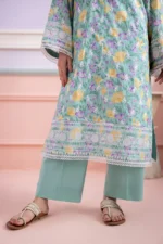 Zellbury Embroidered Lawn 3 Piece in Green Color WUS26E30569