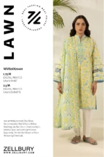 Zellbury Printed Lawn Shirt Dupatta Yellow Color WUS26X20401