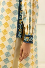 Zellbury Printed Lawn Shirt Dupatta Off White Color WUS26X20403