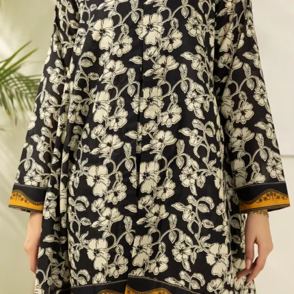 Zellbury Digital Printed Lawn 2 Piece in Black Color WUS26X20463