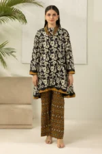 Zellbury Digital Printed Lawn 2 Piece in Black Color WUS26X20463