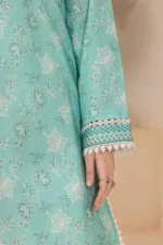 Zellbury Printed Lawn Shirt Dupatta Blue Color WUS26X20594
