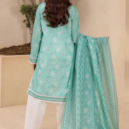 Zellbury Printed Lawn Shirt Dupatta Blue Color WUS26X20594