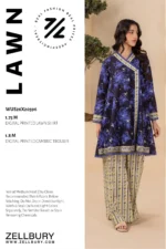 Zellbury Digital Printed Lawn 2 Piece in Blue Color WUS26X20596