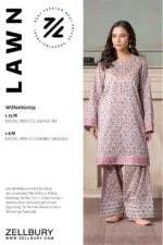 Zellbury Printed Lawn 2 Piece in Pink Color WUS26X20735