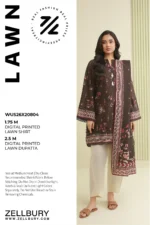 Zellbury Printed Lawn Shirt Dupatta WUS26X20804
