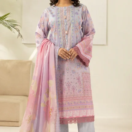 Zellbury Printed Lawn 3 Piece in Sky Blue Color WUS26X30415