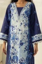 Zellbury Printed Lawn 3 Piece in Blue Color WUS26X30420