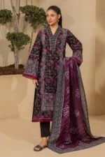 Zellbury Printed Lawn 3 Piece in Black Color WUS26X30425