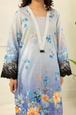 Zellbury Printed Lawn 3 Piece in Blue Color WUS26X30426