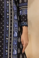 Zellbury Printed Lawn 3 Piece in Black WUS26X30428