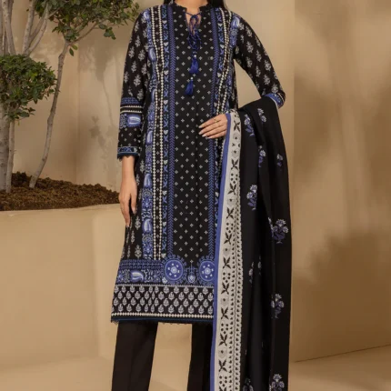 Zellbury Printed Lawn 3 Piece in Black WUS26X30428