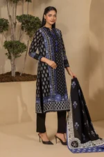 Zellbury Printed Lawn 3 Piece in Black WUS26X30428
