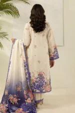 Zellbury Printed Lawn 3 Piece in Off White Color WUS26X30476