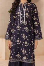 Zellbury Printed Lawn 3 Piece in Dark Blue WUS26X30538