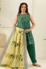 Zellbury Printed Lawn 3 Piece in Green Color WUS26X30542