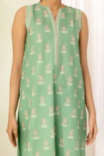 Zellbury Printed Lawn 3 Piece in Sage Green Color WUS26X30554