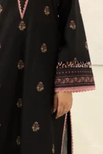 Zellbury Dobby Printed Lawn 3 Piece Black WUS26X30566