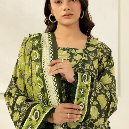 Zellbury Printed Lawn 3 Piece in Green Color WUS26X30612