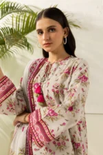 Zellbury Printed Lawn 2 Piece in Grey Color WUS26X30616