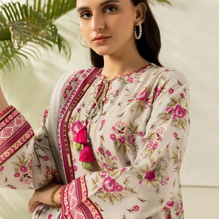 Zellbury Printed Lawn 2 Piece in Grey Color WUS26X30616