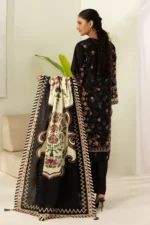 Zellbury Printed Lawn 3 Piece in Black Color WUS26X30621