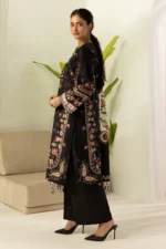 Zellbury Printed Lawn 3 Piece in Black Color WUS26X30621