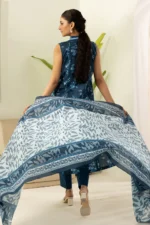 Zellbury Printed Lawn 3 Piece in Blue Color WUS26X30422
